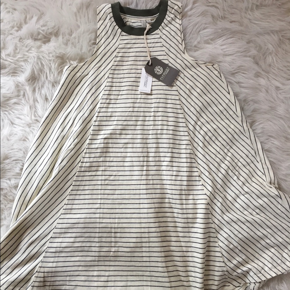 NWT element striped skater dress